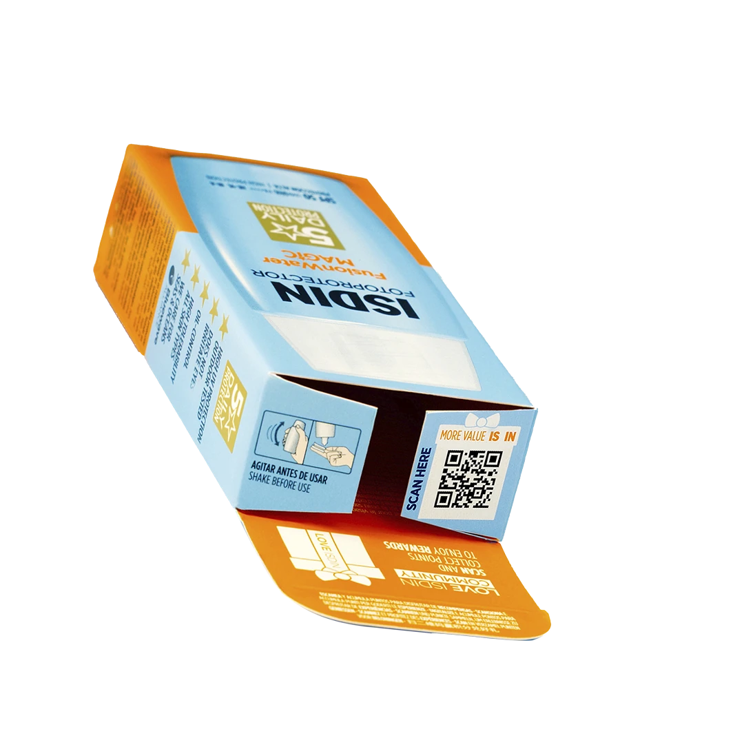 fusion water magic ISDIN packaging